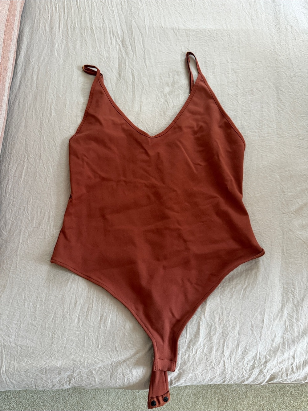 Intimately Free People Bodysuit in Rust